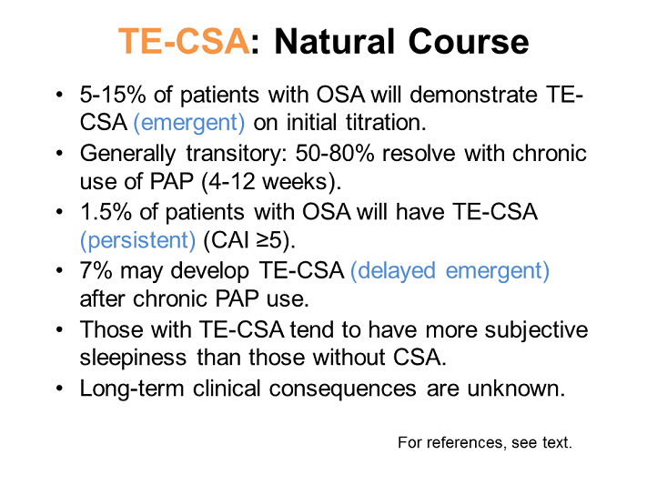 Natural Course OpioidInduced Central Apnea and Treatment Emergent