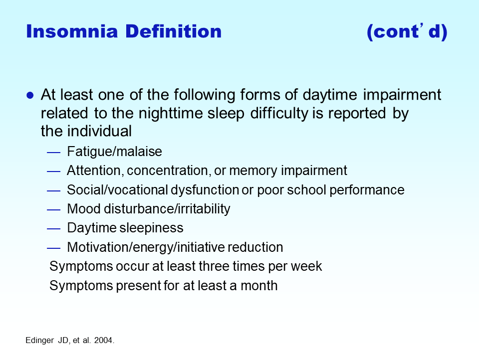 Meaning insomnia Insomnia Causes