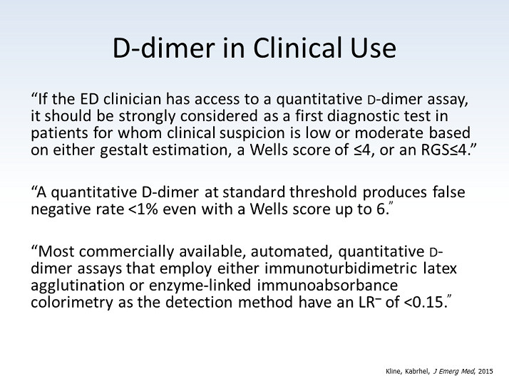 Age Appropriate D Dimer Calculator