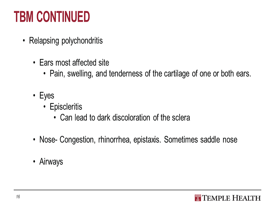 Temple Lung Center Learning Center